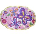 La Rug, Fun Rugs LA Rug TSC-218 3958 Supreme Collection Glitterfly Rug - 39 x 58 Inch TSC-218 3958